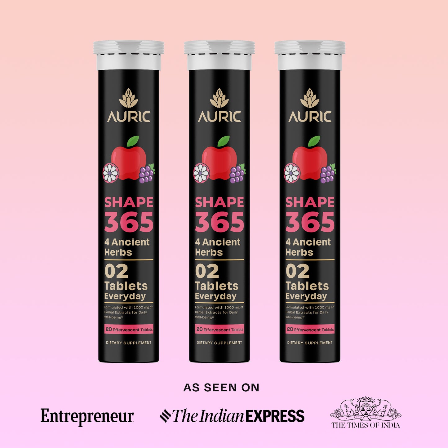 Shape 365 Effervescent Tablet | Drop - Fizz - Transform