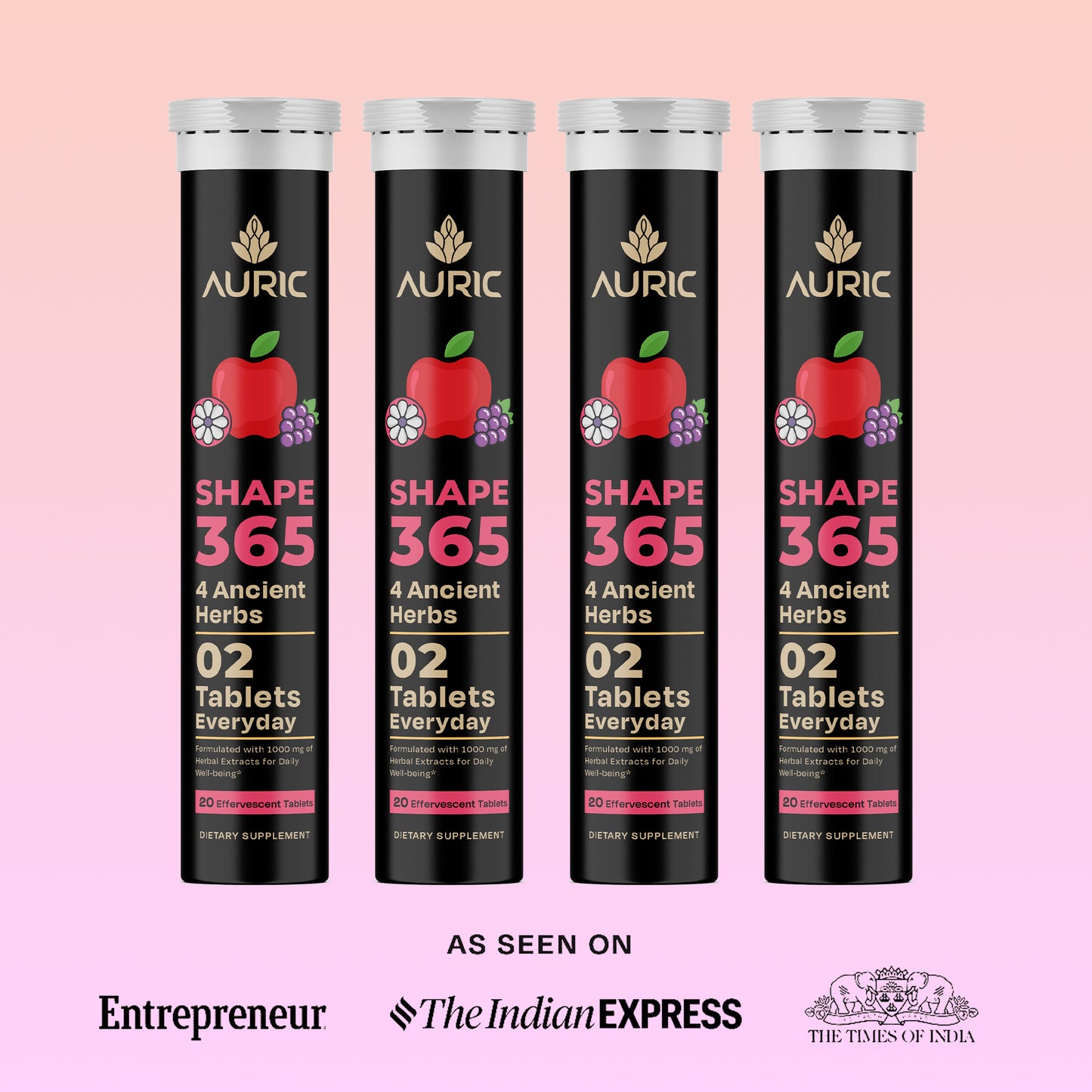Shape 365 Effervescent Tablet | Drop - Fizz - Transform