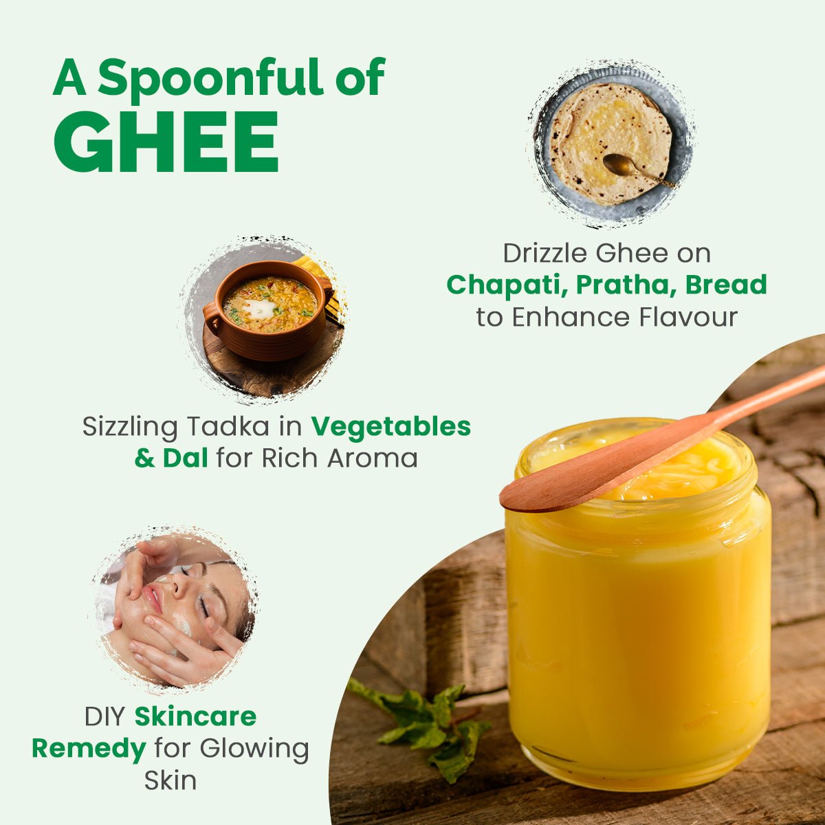 Auric A2 Ghee : Grass - Fed Ghee, Keto, Pasture Raised, Lactose and Casein Free, Certified Paleo - from the land of Lord Krishna - auric