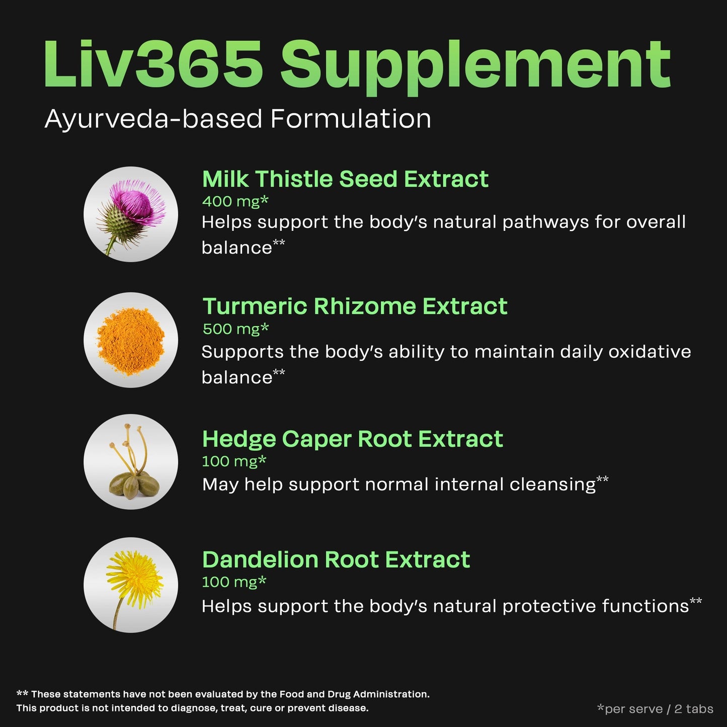 Liv 365 Liver Support Supplement | Advanced formula with Milk Thistle and 9 Herbs - auric