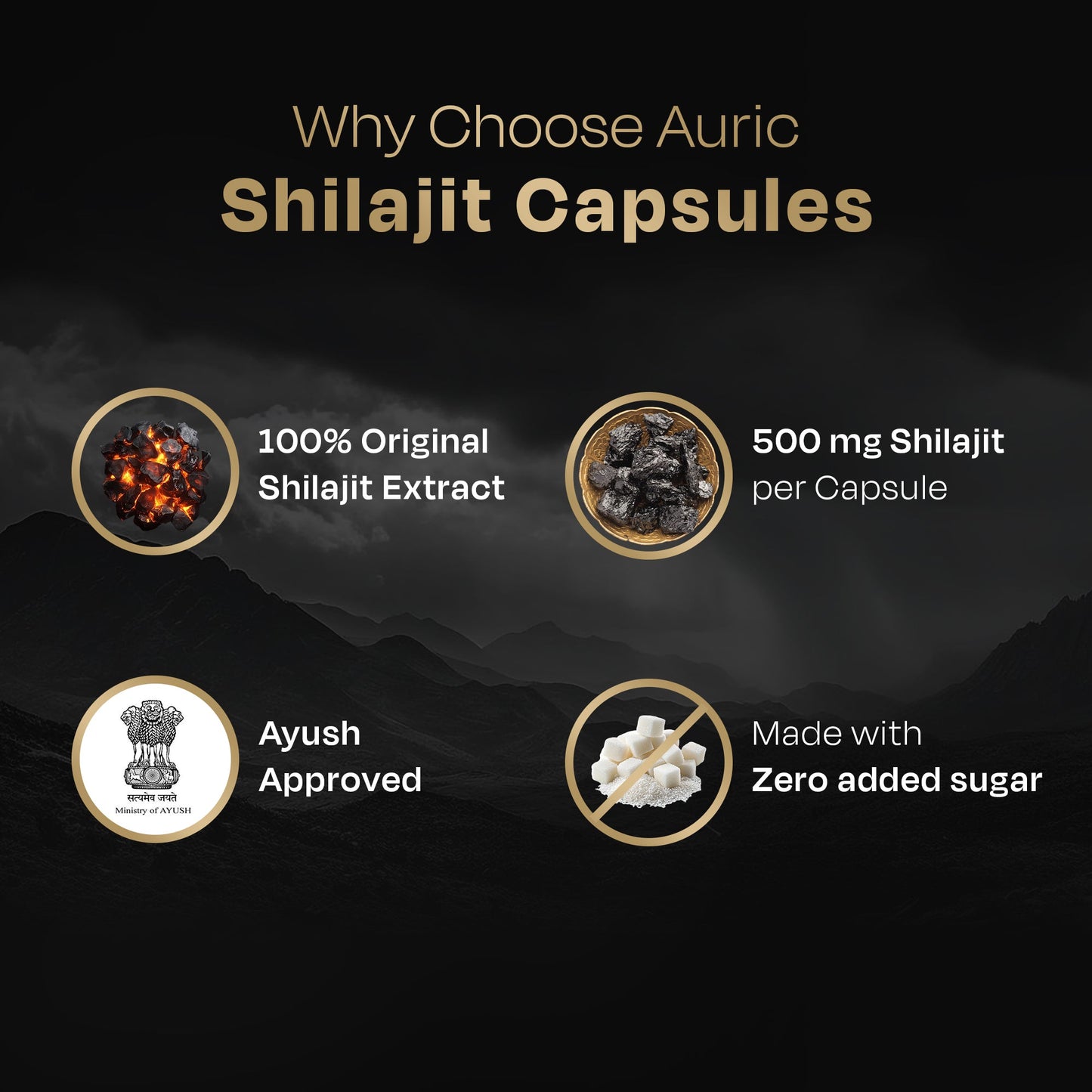 Most Potent High Altitude Shilajit Resin - auric