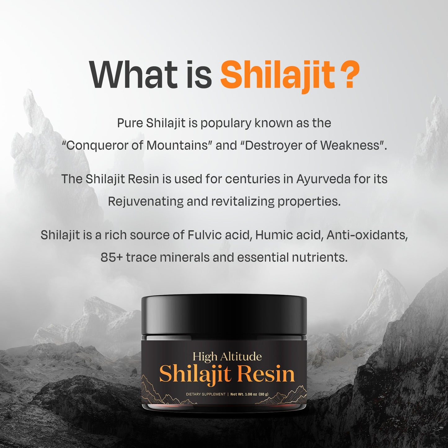 Most Potent High Altitude Shilajit Resin - auric