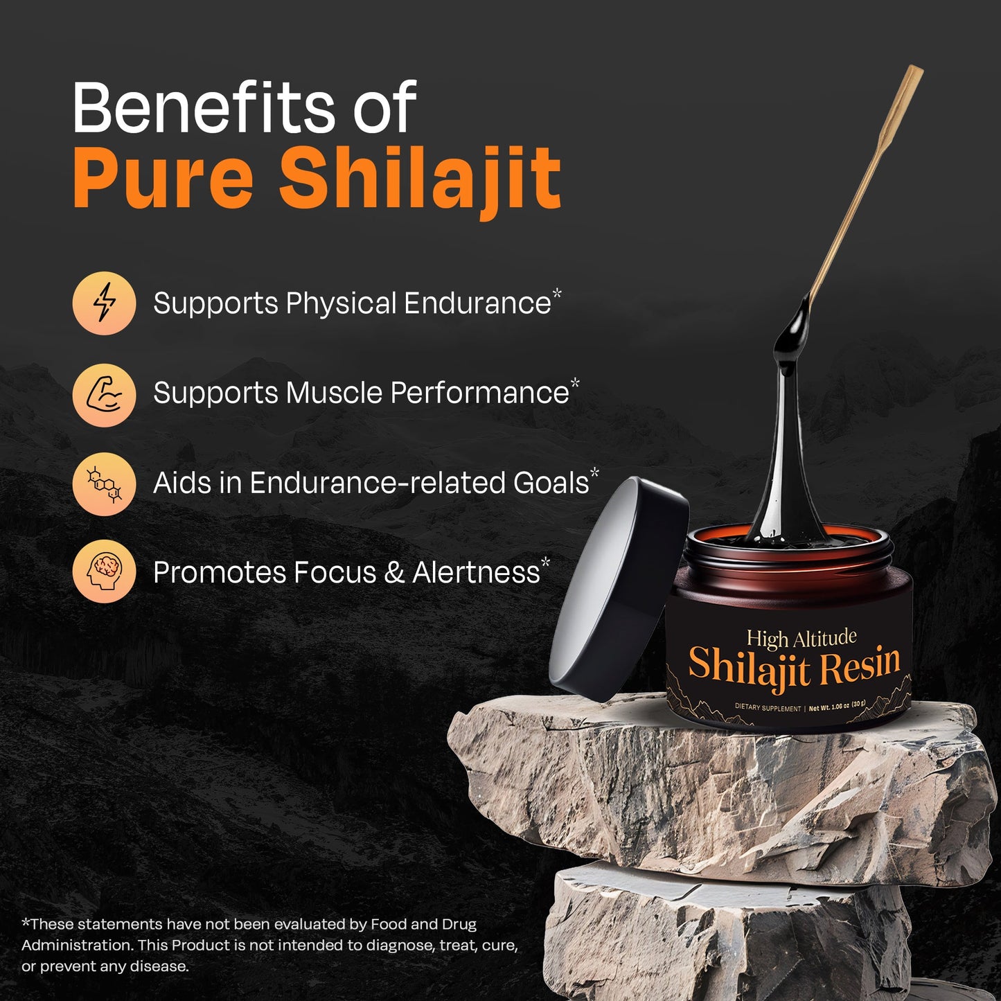 Most Potent High Altitude Shilajit Resin - auric
