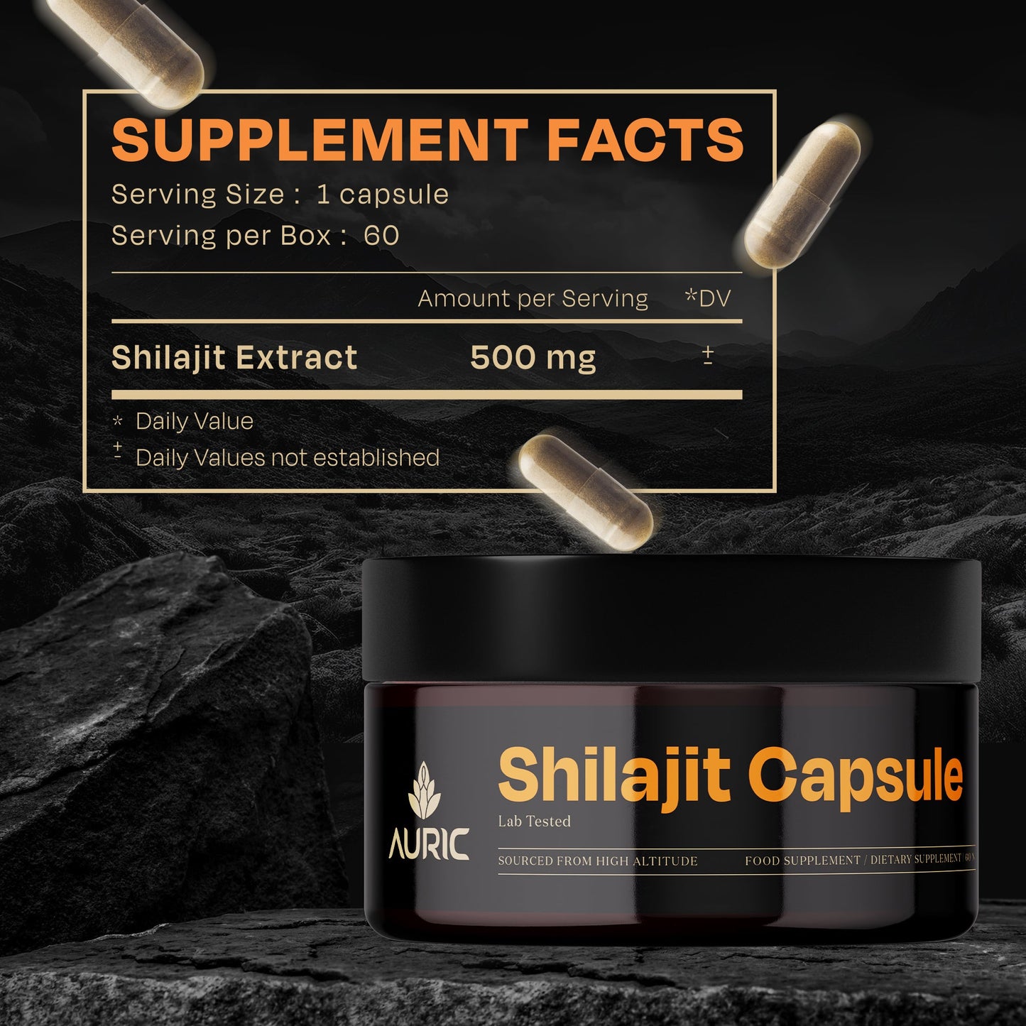 Most Potent High Altitude Shilajit Resin - auric