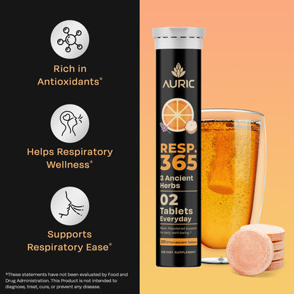 Resp 365 Effervescent Tablet - Drop Fizz & Drink