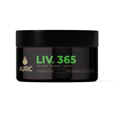Auric Liv365 Capsules - Daily Liver Support - auric