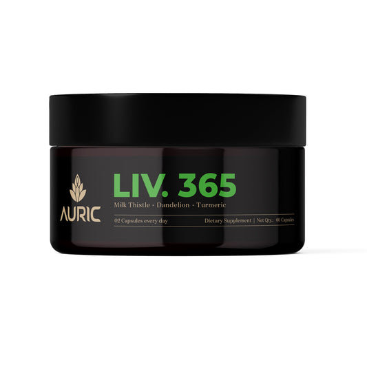 Auric Liv365 Capsules - Daily Liver Support - auric