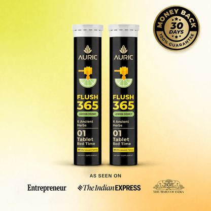 Flush365 Effervescent Tablet - Drop Fizz & Drink - auric