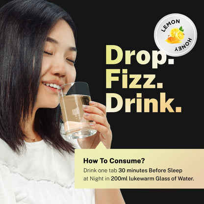 Flush365 Effervescent Tablet - Drop Fizz & Drink - auric