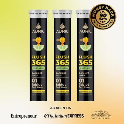 Flush365 Effervescent Tablet - Drop Fizz & Drink - auric