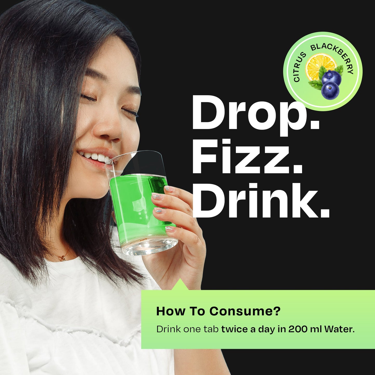 Herbal Liver Support Supplement | Advanced formula with Milk Thistle and 9 Herbs | Drop - Fizz - Detox | Lime Flavour - auric