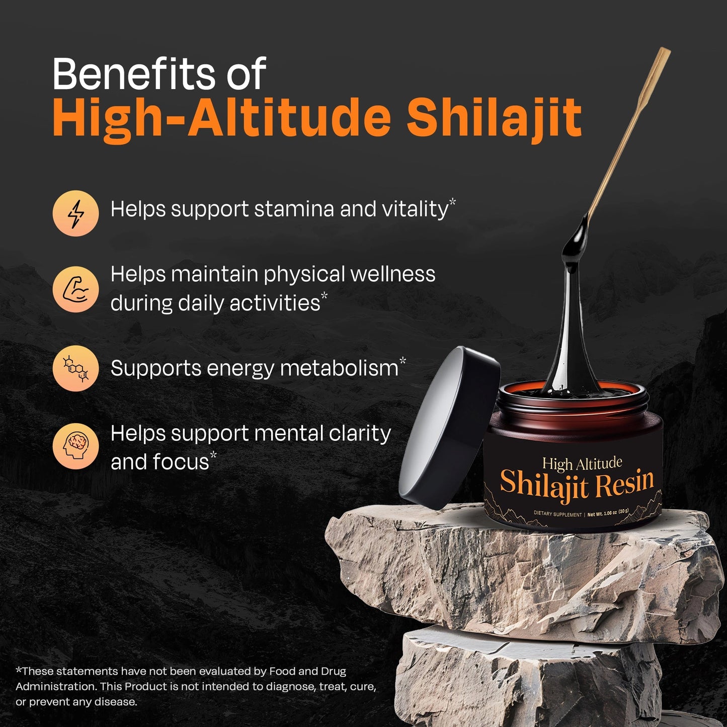High Altitude Shilajit Resin - auric
