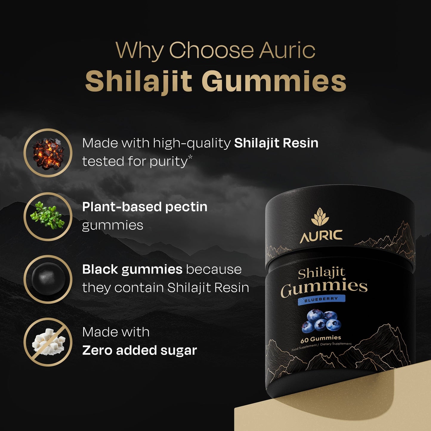 High Altitude Shilajit Resin - auric