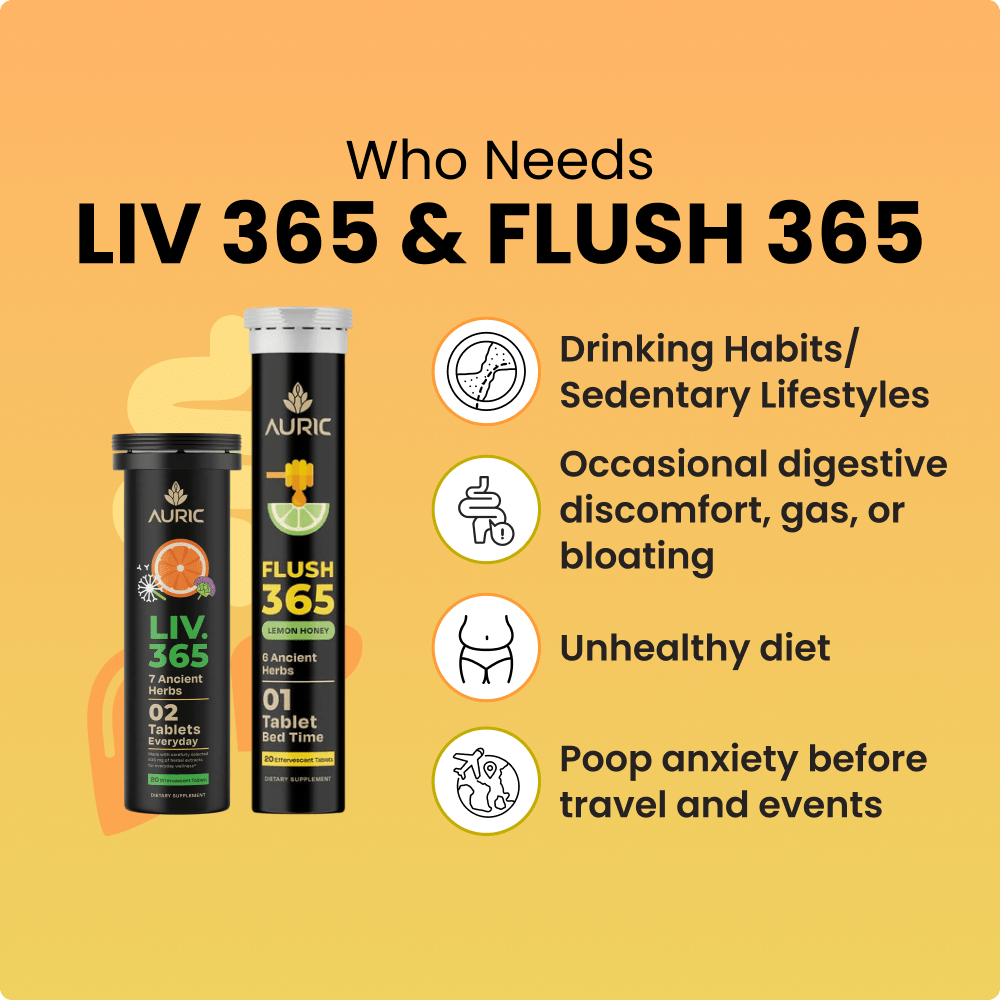 Liv 365 & Flush 365 Combo - auric