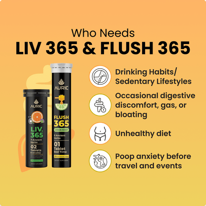 Liv 365 & Flush 365 Combo - auric