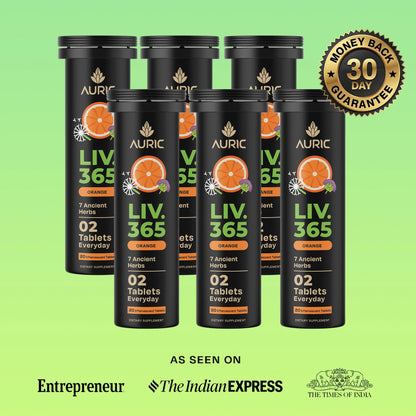 Liv 365 Liver Support Supplement | Advanced formula with Milk Thistle and 9 Herbs - auric