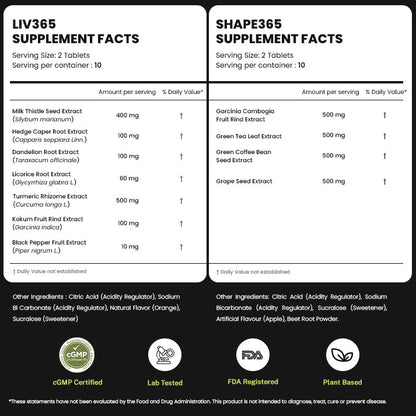 Liv 365 & Shape 365 Combo - auric