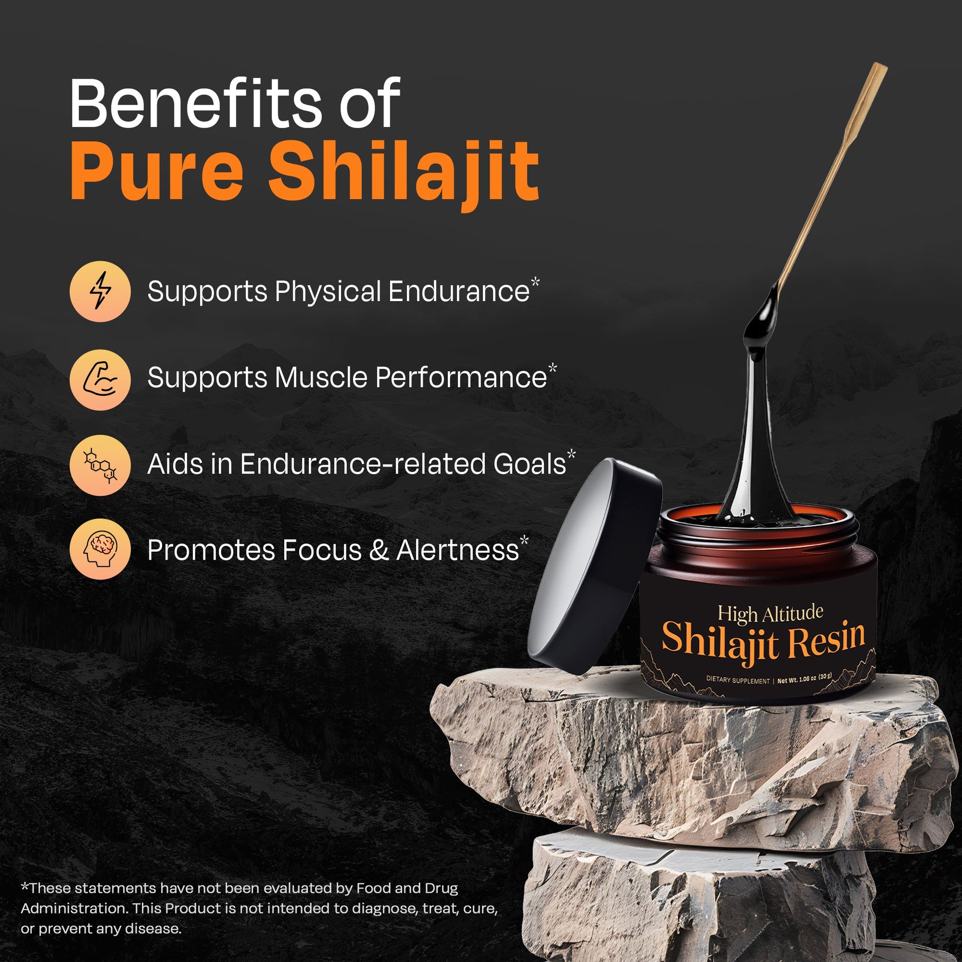 Most Potent High Altitude Shilajit Resin - auric