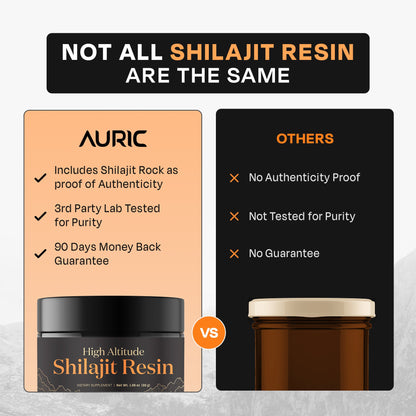 Most Potent High Altitude Shilajit Resin - auric