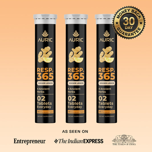 Resp 365 Effervescent Tablet - Drop Fizz & Drink - auric