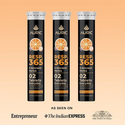 Resp 365 Effervescent Tablet - Drop Fizz & Drink - auric