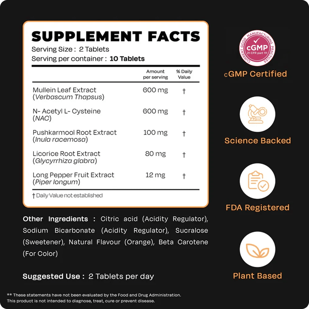 Resp 365 Effervescent Tablet - Drop Fizz & Drink - auric