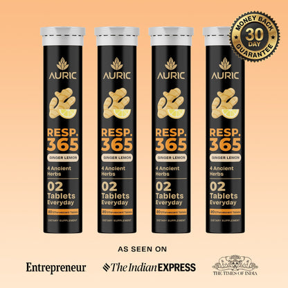 Resp 365 Effervescent Tablet - Drop Fizz & Drink - auric