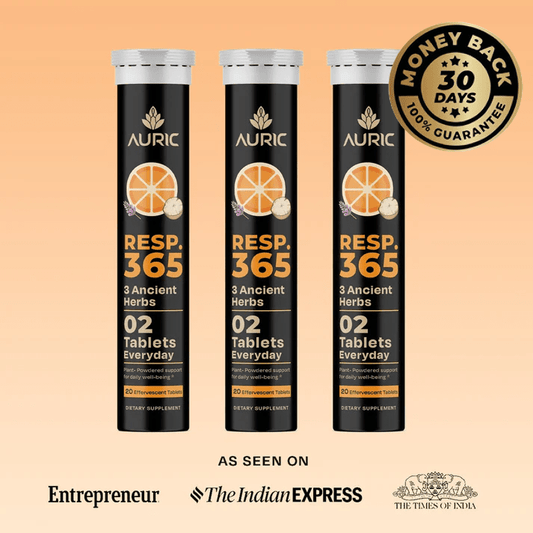 Resp 365 Effervescent Tablet - Drop Fizz & Drink - auric
