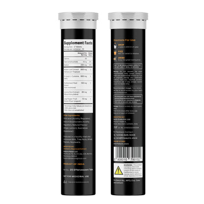 Resp 365 Effervescent Tablet - Drop Fizz & Drink - auric