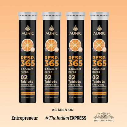 Resp 365 Effervescent Tablet - Drop Fizz & Drink - auric