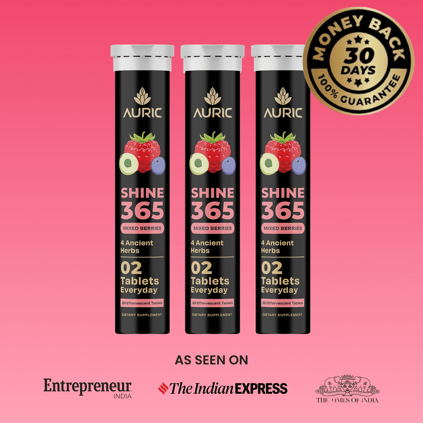 SHINE 365 Effervescent Tablets - auric