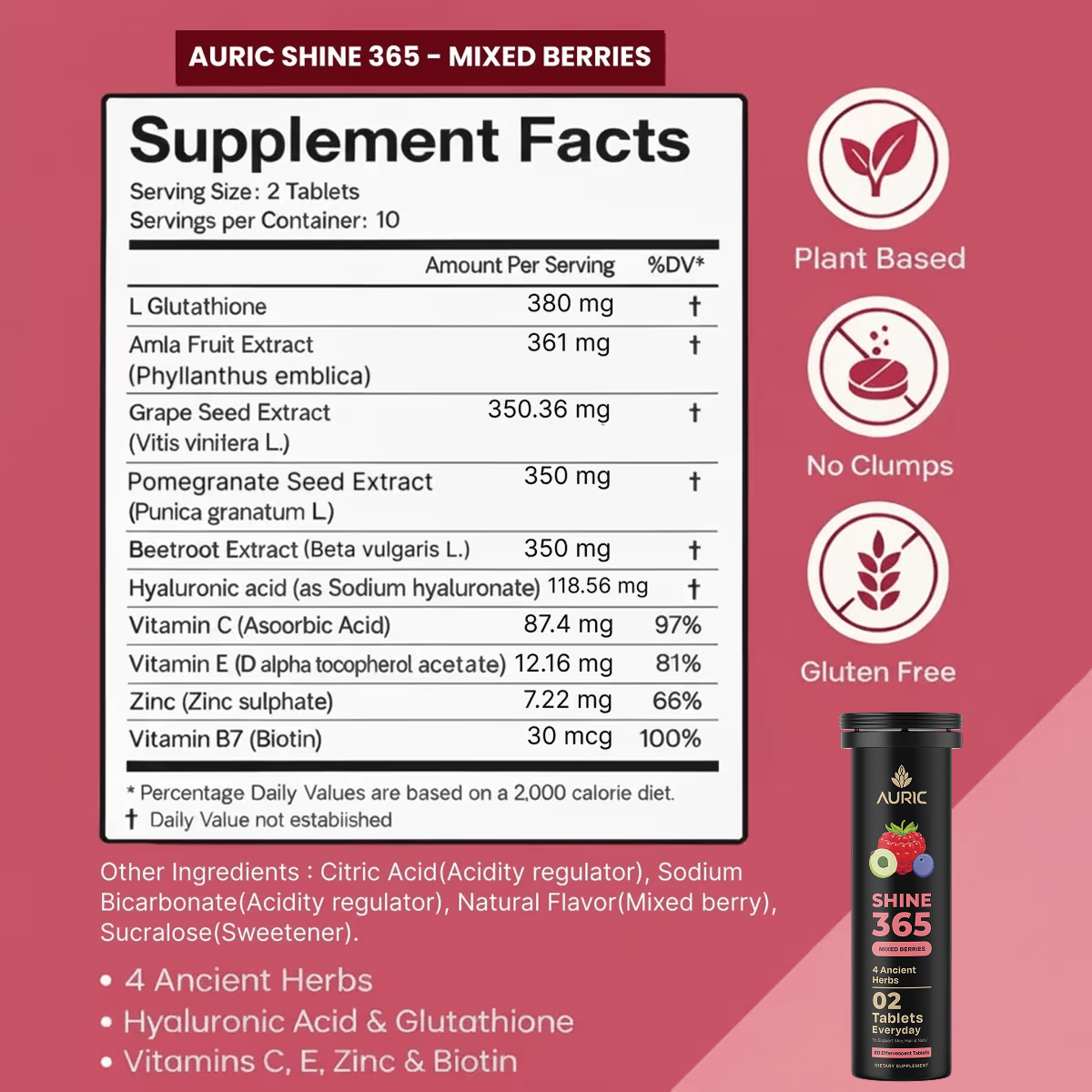 SHINE 365 Tablets - auric