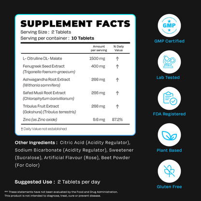 Testo 365 Effervescent Tablets - auric