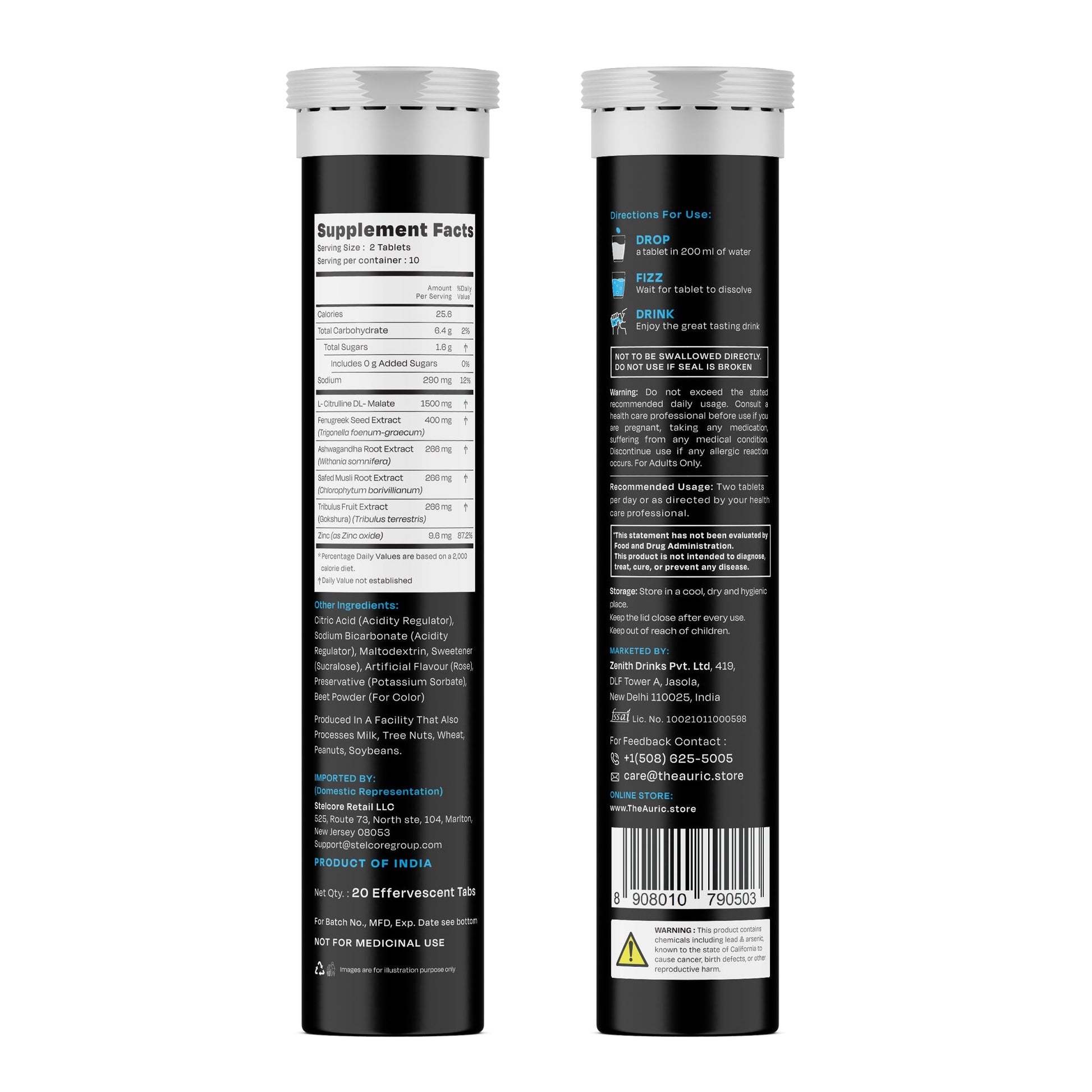 Testo 365 Effervescent Tablets - auric