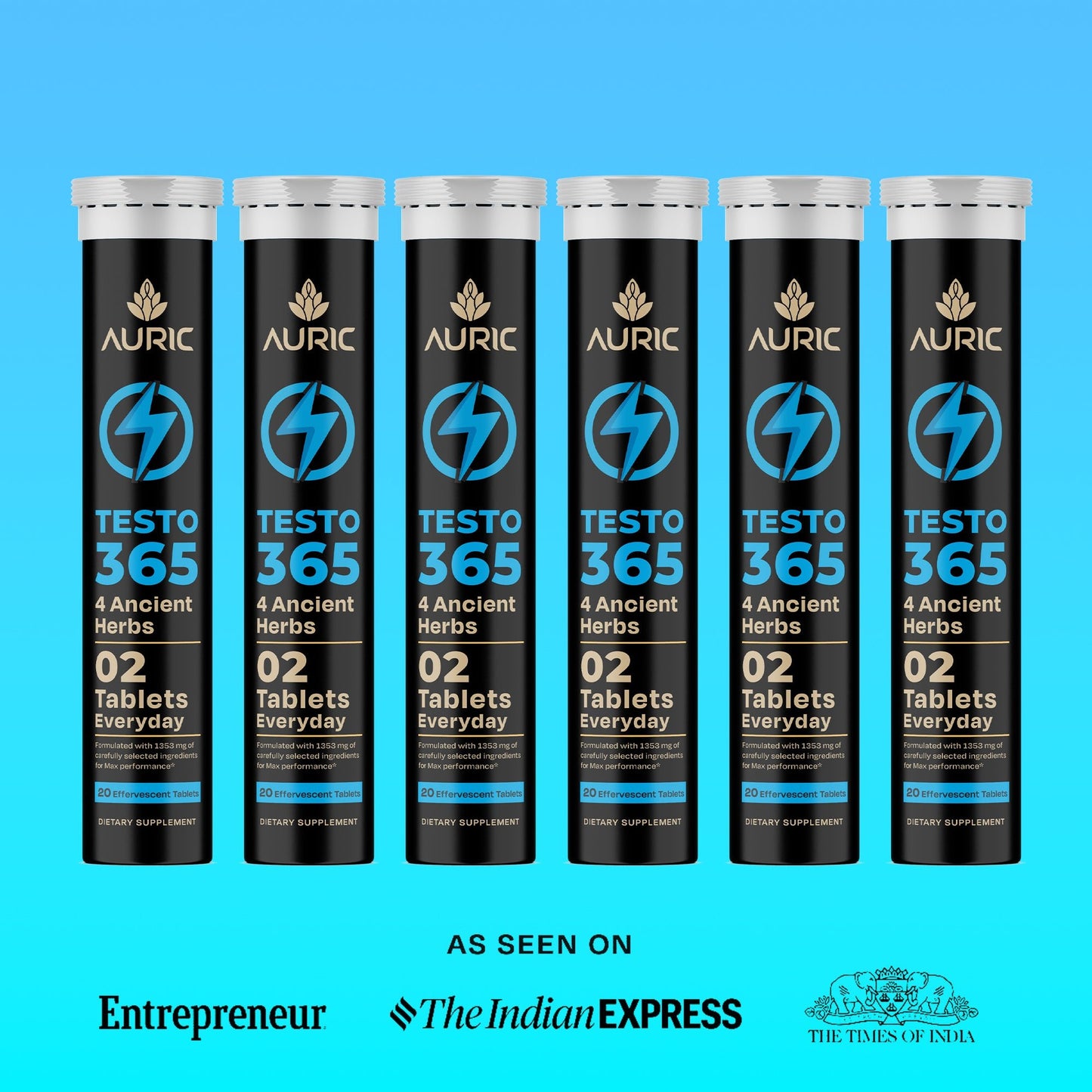 Testo 365 Effervescent Tablets - auric