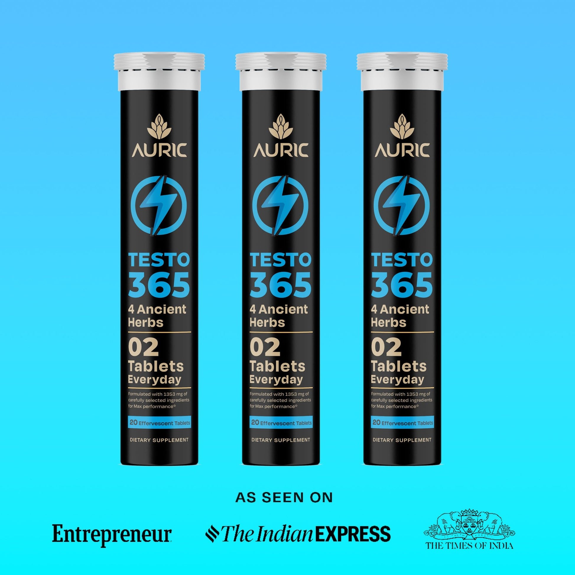 Testo 365 Effervescent Tablets - auric