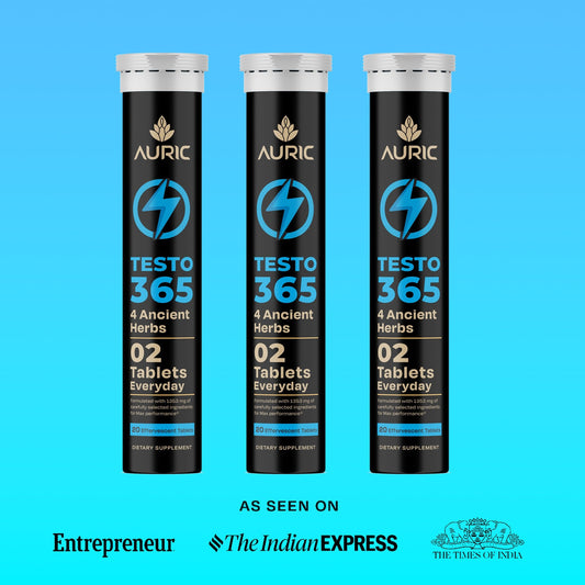 Testo 365 Effervescent Tablets - Drop Fizz & Drink - auric